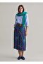 Midi Skirt In Viscose With Print