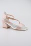 Powder Pink Stone Girl's Heeled Shoes 31-36 |   Graduation Wedding Evening Dress Shoes 4 cm Special Occasion - 3