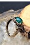 Pure Copper Ring Adjustable Agate Green (Evil Eye Protection) (Gift, Daily, Special Occasions) - 4
