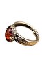 Pure Copper Ring Adjustable Amber Stone (Evil Eye Protection) (Gift, Daily, Special Occasions) - 2