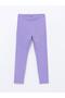 Printed Girls' Leggings with Elastic Waistband (W4) - 2