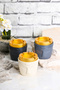 Set of 3 Gold Lid Odorless Ashtray - 2