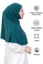 Ready-Made Headscarf Practical Islamic Clothing Combed Cotton Veil Turban Soft Scarf for Prayer - 7