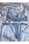 Blue Heart Bralet Takımı - 4