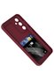 Galaxy A26 Case Camera Protection Card Holder Compartment Senk Vitra Cover - Gray - 6