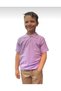 Unisex Short Sleeve Polo Collar School and Daily Use T-Shirt - 2