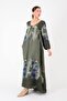 Women's Casual Cut Linen Fabric Long Dress
