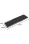 Bath Mat Rug, Super Absorbent Quick Dry 17.7" x 59", Dark Grey - 2