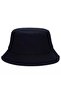 Black Summer Safari Hat Bucket Model Cap - 2