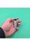 Slim Gas Lighter, Windproof, Refillable, 8 cm, Gray, - 3