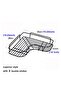 2-Pack Corner Shower Caddy Shelves, Wall-Mounted Organizer for Bathroom and Kitchen with Stickers - 7