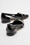 Women's Mln Black Patent Leather Ballerinas - 4