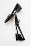Women's Mln Black Patent Leather Ballerinas - 3