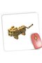 Mousepad Gaming Minecraft Ocelot Mob, 21x19 cm - 2