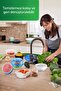 Multi-Colored Silicone Stretch Cover 6-Piece Freshness Preserving Flexible Pot Food Bowl Cover - 5