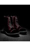 Genuine Nubuck Leather Women's Young Girls Winter Zipper Lace-Up Colorful Poly Sole Boots Comfortable Durable School - 6