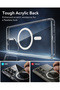 Samsung S25 Ultra Halolock Magsafe Classic Hybrid Silicone Case Transparent - 2