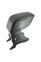 Black armrest + red stitching - 2