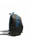 Boys' Middle School Wide Pocketed Patterned 5 Pocket School, Back, Bag - 3