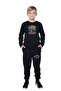 3-Piece Round Neck Printed Boy's Bottom-Up Set - 4