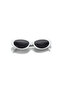 Zeruva White Frame Vintage & Retro Unisex Sunglasses - 2