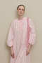 Wide Voile Dress Pink - 5