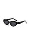 Zeruva Black Frame Vintage & Retro Unisex Sunglasses