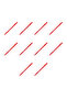 Felt Tip Pen, 10 Pieces, Cardboard and Fabric Compatible Ink, Red - 2