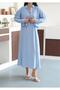 Design Oversize Shirt Strap Loose Fit Pinterest Long Midi Casual Fabric Dress Two-Piece Suit - 5
