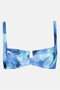 Women Tie Dye Underwired Bikini Tops, Multicolor - 3