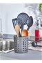 Hard Plastic Countertop Cutlery Holder Upright Cutlery Holder Kitchen Spoon Organizer Organizer