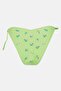 Women Embroidered Tie Detail Bikini Bottom, Multicolor - 3