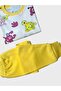 Girls' 100% Cotton Fabric White Emoji Figures Patterned White Long Sleeve Winter Pajamas Set - 3