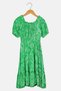 Kids Girl Floral Print Dress, Multicolor - 2
