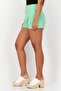 Women Solid Basic Shorts, Green - 4