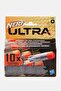10 Pieces Ultra 20 Dart Refill Pack, Black/Orange
