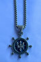 Spear Rudder Handcrafted Stainless Steel Chain Men's Necklace - 4
