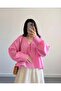 Women's Long Sleeve Pink Premium Muslin Fabric Shirt Blouse - 5