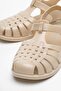 Closed Front Beach Sandals Beige - 3
