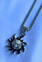 Wolf Biohazard Handcrafted Stainless Steel Chain Men Necklace - 5
