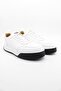Men's White Lace-Up Antique 100% Leather Casual Shoes 1033250164 - 2