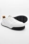 Men's White Lace-Up Antique 100% Leather Casual Shoes 1033250164 - 3