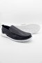 Men's Dark Navy Blue Analin Laceless-Non-Clasp Shoes 1033250170 - 3