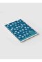 دفتر ملاحظات حلزوني مع غلافين أمامي وخلفي صلبين بتصميم Summer Meadows Navy Blue - 2