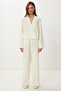 Striped Woven Shirt Pants Set - 2