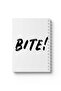 دفتر ملاحظات حلزوني مع غلافين أمامي وخلفي صلبين بتصميم Bite