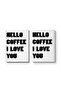 دفتر ملاحظات حلزوني مع غلافين أمامي وخلفي صلبين بتصميم Hello Coffee - 4