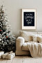 One Piece Real Raw Wooden Framed New Year Themed Painting - Model 109 - 2