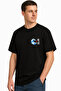 Unisex Japanese Wave Printed Oversize T-Shirt – Black & White Options