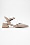 Women's High Heel Shoes Light Gold Wavy - 2